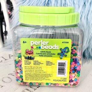 Perler Beads, Approx Half Container